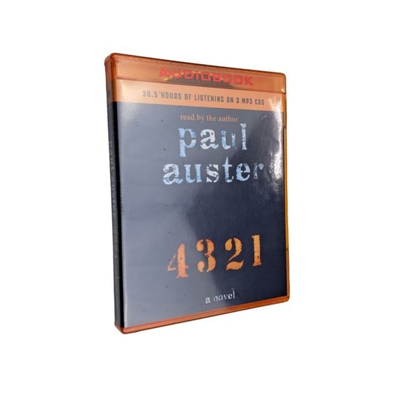 4321 Paul Auster Audio Book CD Unabridged Read By Author 37 Hours Compact Disc - Picture 2 of 4
